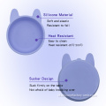 Piala Pengisapan Anak-Anak Non-Slip Feeding Silicone Bowl
